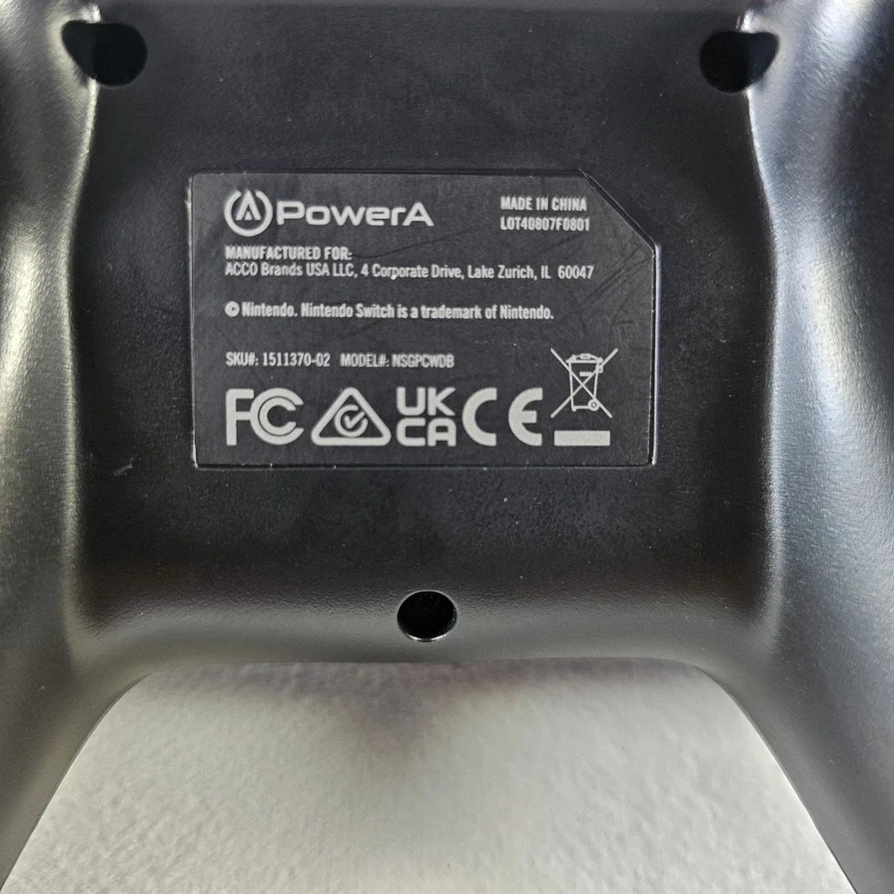 Nintendo Switch Controller - PowerA - With Cable - Black